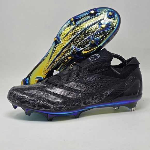 Adidas Electric Speed Juice Black Football Cleats IE4414 Men's Size 10.5 New - Picture 1 of 11